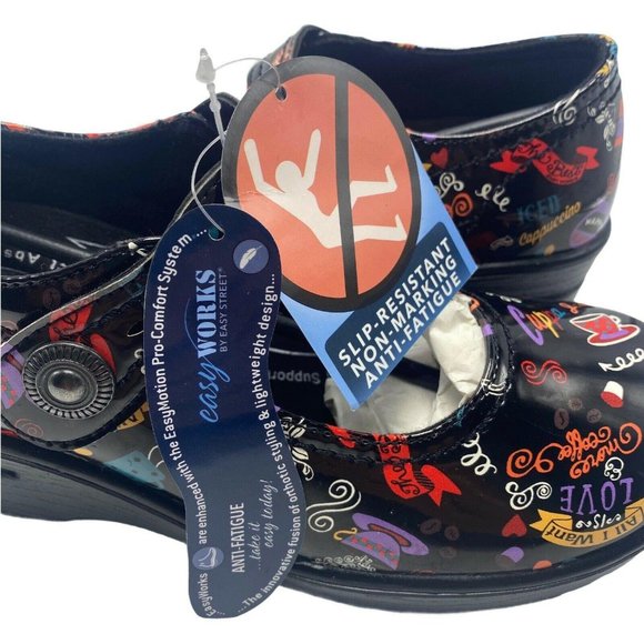 Easy Works by Easy Street Size 7 Womens Hot Coffee - Picture 6 of 6